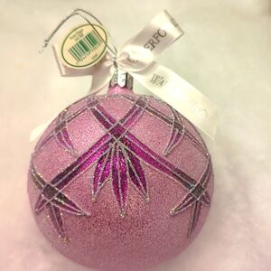 Waterford Heirloom ornament Discontinued.. Violet Sugar Ashbourne Ball